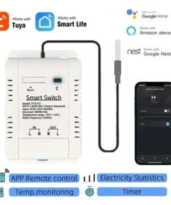 Tuya Interruptor 16A 3000W