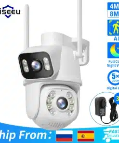 Hiseeu 8MP Wifi cámara vigilancia