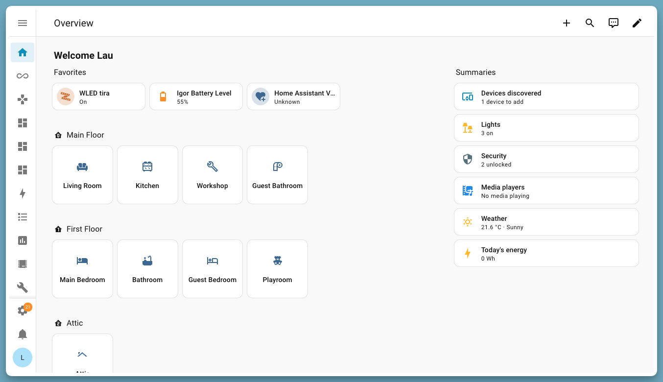 Home Assistant: Dashboard Perfecto 2026.2