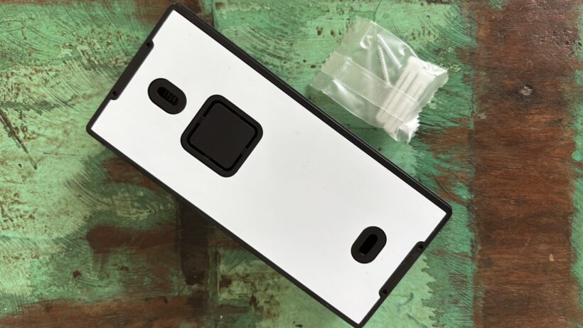 Reseña Cámara Timbre Aqara G410 5 placa de montaje Aqara Doorbell Camera Hub G410