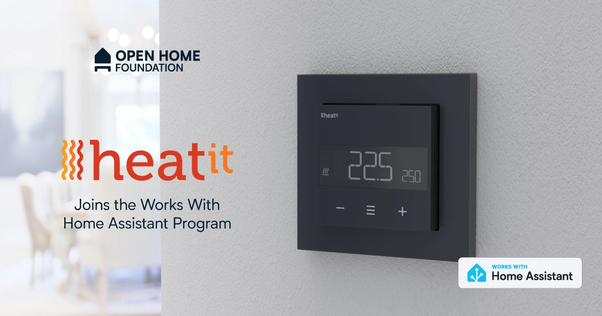 Heatit se une a Works with Home Assistant