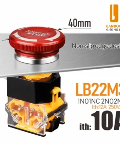 LANBOO Botón de Emergencia M3