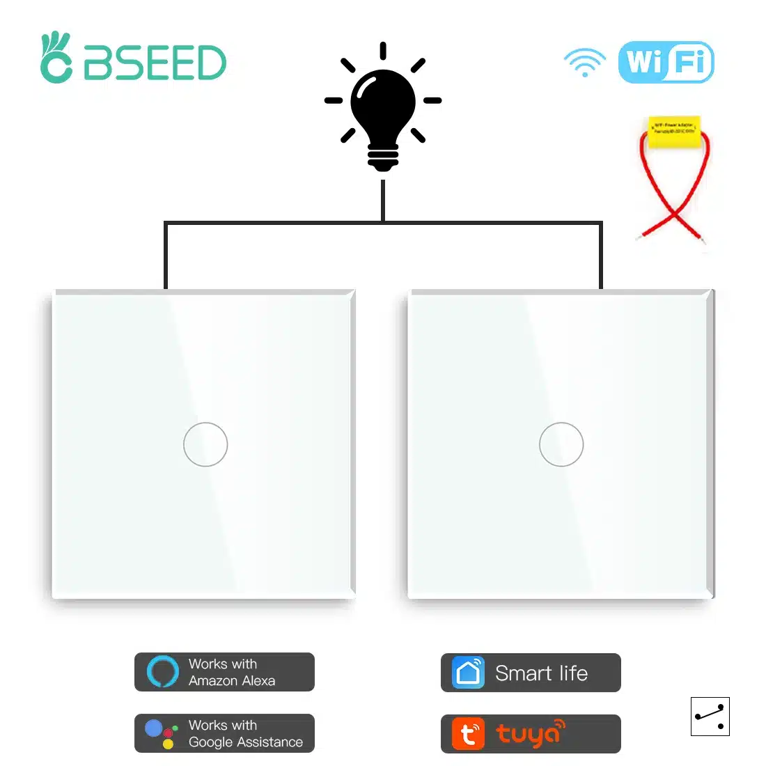 S498888376d9742f2ba68116f3e873d7f2.webp BSEED 2Gang Wifi Interruptores Pack