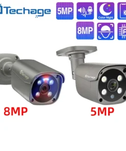 Techage 5MP cámara IP inteligente
