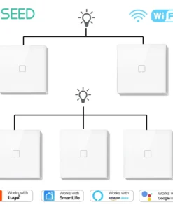 Interruptores WiFi BSEED 123 vías