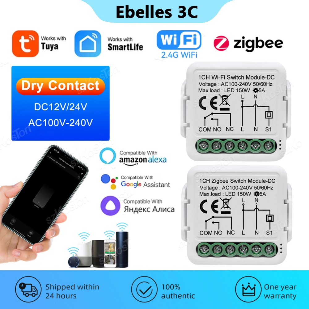 S63a9774b34ec447cbc447486167ac45cS.webp GIRIER Tuya Módulo ZigBee 5A
