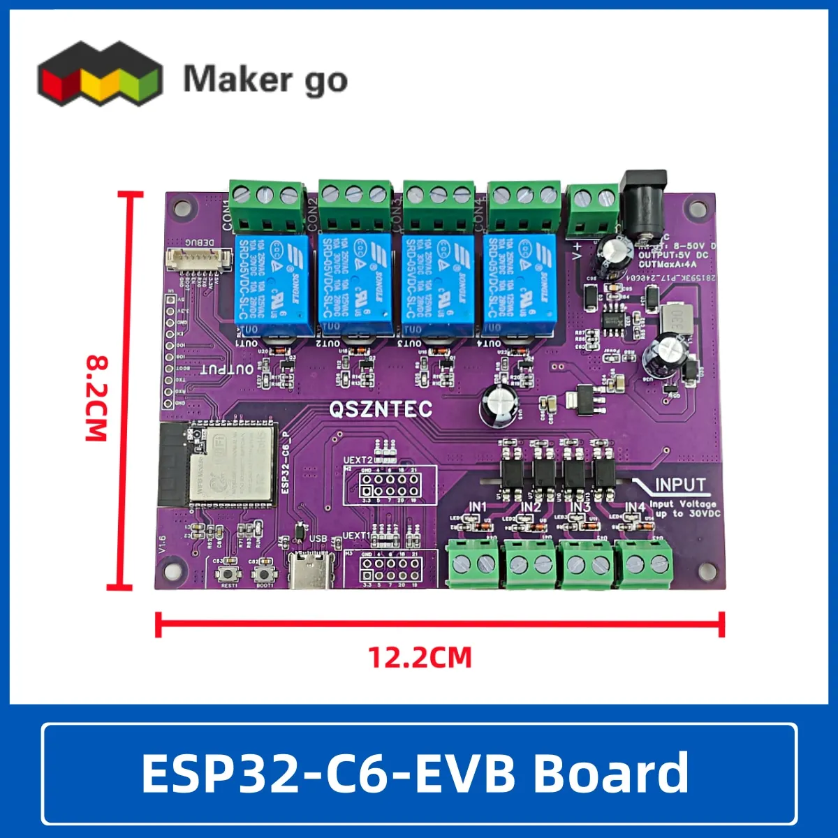 Placa ESP32C6EVB Pack x1 Placa ESP32C6EVB Pack x1