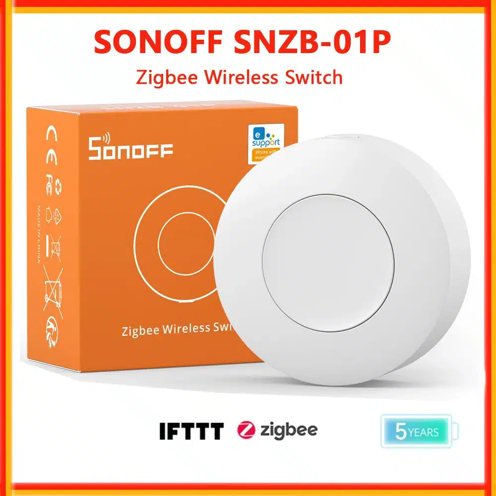 Sc919bd44ac674776a85f6251b072f505g.webp SONOFF SNZB01P Interruptor Inalámbrico