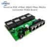 Conmutador Fibra Ethernet POE 4F2E
