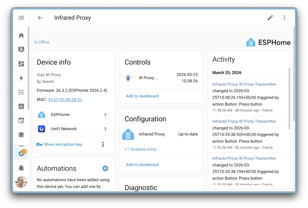 Infrarrojos: Home Assistant 2026.4 Infrarrojos: Home Assistant 2026.4