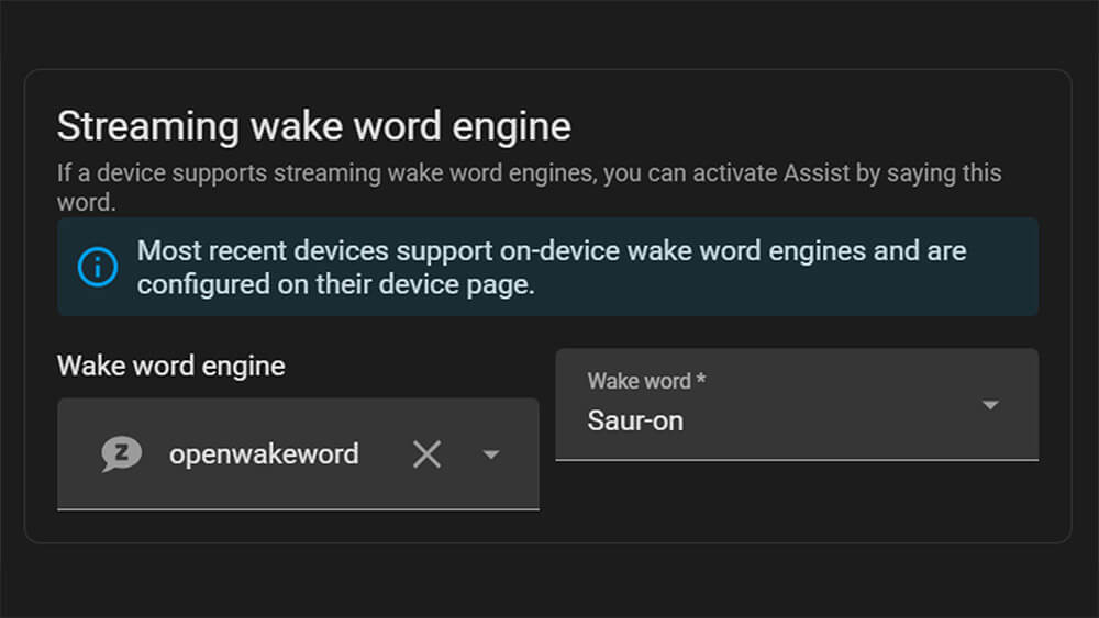 Home Assistant IA: Lo Esencial 7 Home Assistant IA Custom Wake Word Sauron SmartHomeScene
