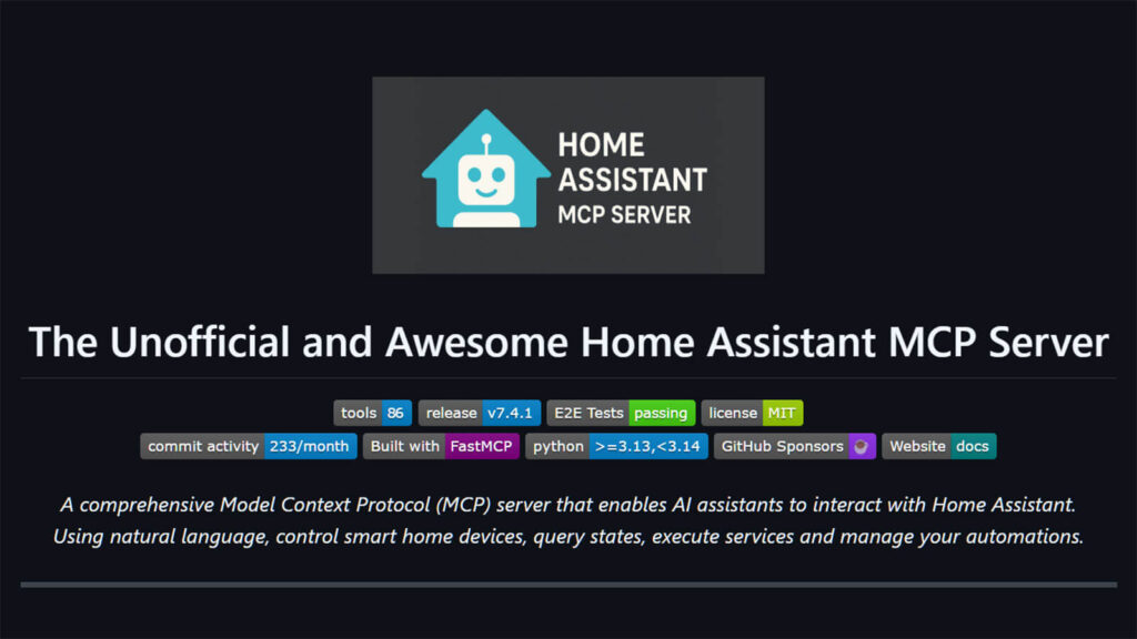 Home Assistant: Guía Completa 3 The Unofficial and Awesome Home Assistant MCP Server
