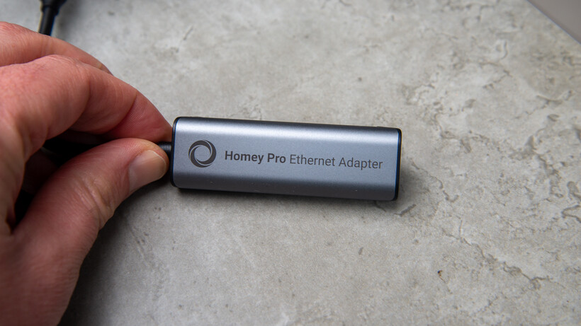 Adaptador Ethernet del Homey Pro 2026