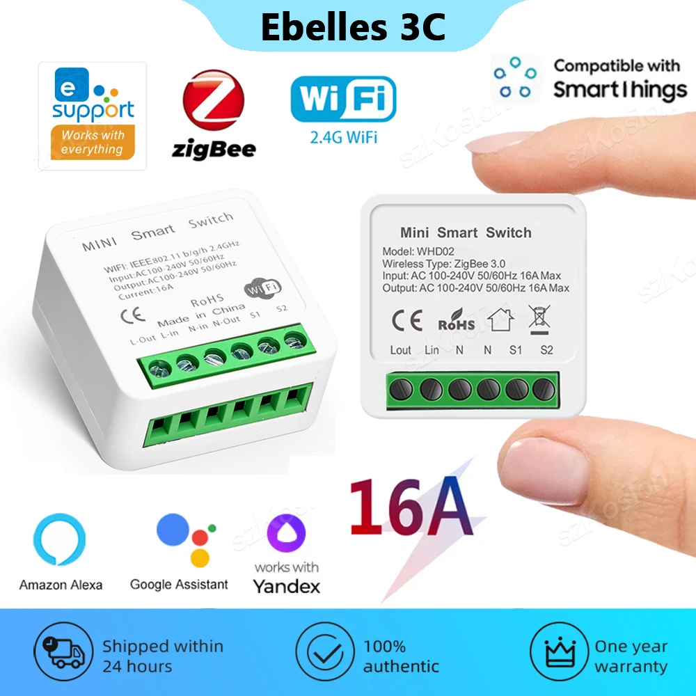 S262d08ec34ac49f0a2a7c49c391b9bdfZ.webp MHCOZY Zigbee Mini Interruptor