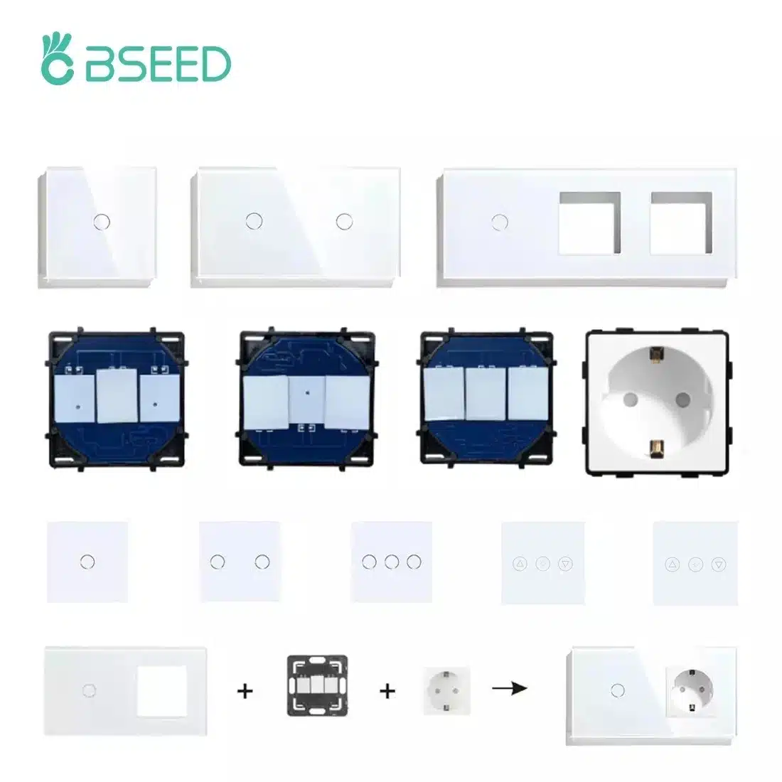 S4d0f70b9e4924750a064b04dece6c457m.webp BSEED Interruptor Táctil 1Gang