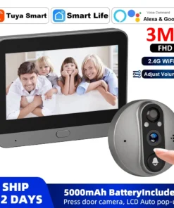 Mirilla Inteligente Tuya WiFi 3MP