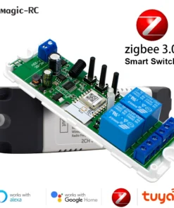 Interruptor Zigbee Tuya 4 Canales
