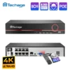 Techage H265 8CH PoE NVR Techage H265 8CH PoE NVR