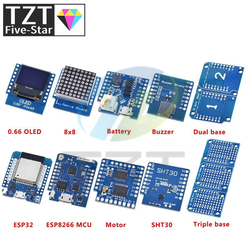 Sdcd1388df8134a2d8f06f42992c45018P.webp ESP8266 D1 Mini Pro Wifi