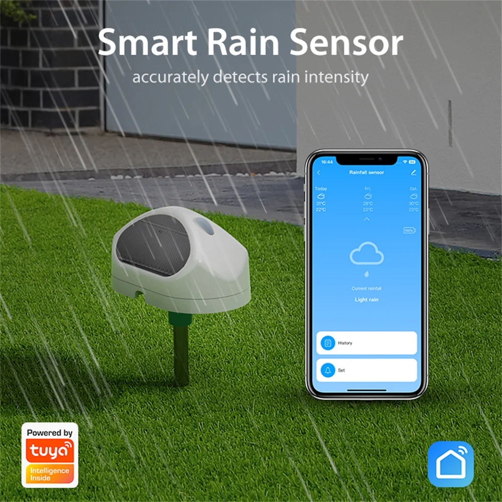 Sensor de lluvia Tuya WiFi Sensor de lluvia Tuya WiFi