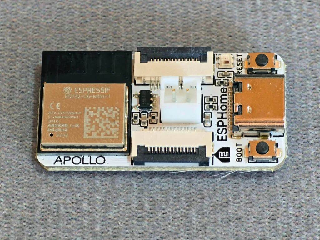 Aprendiendo ESPHome con Kit 5 Placa C6 del Apollo Automation ESPHome Starter Kit