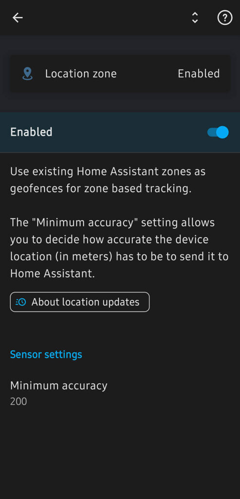 Sensor de Zona de Ubicación en Home Assistant